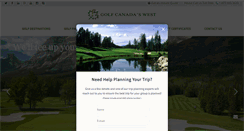 Desktop Screenshot of golfcanadaswest.com