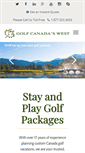 Mobile Screenshot of golfcanadaswest.com